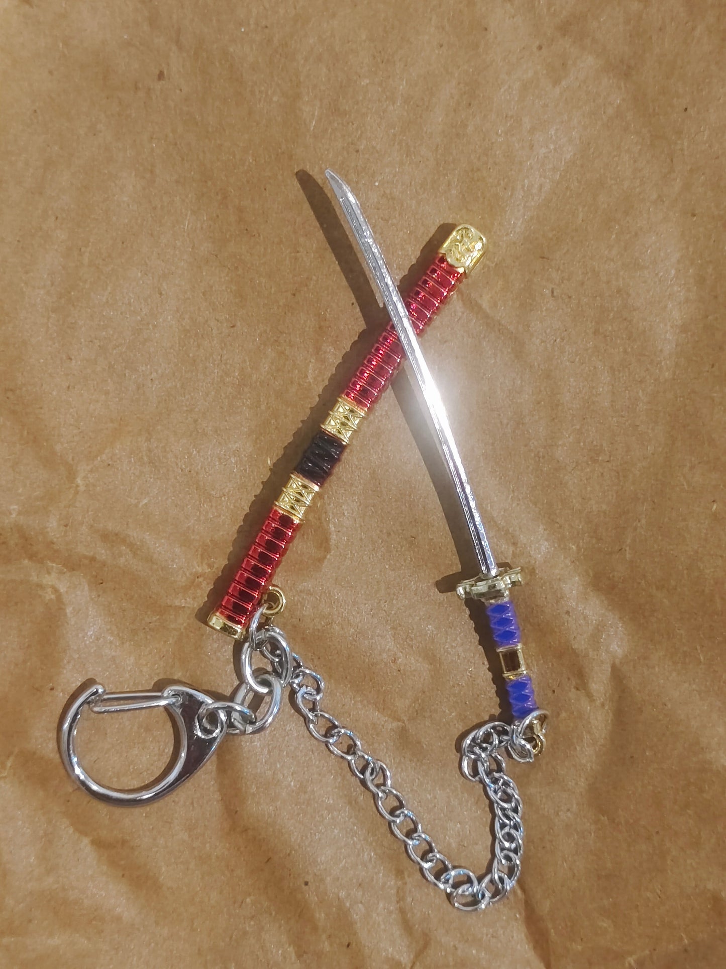 Katana keychain Mix colour