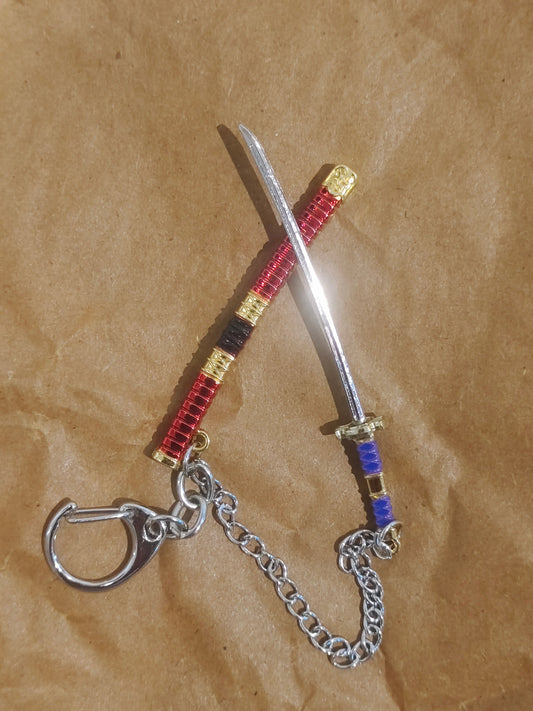 Katana keychain Mix colour